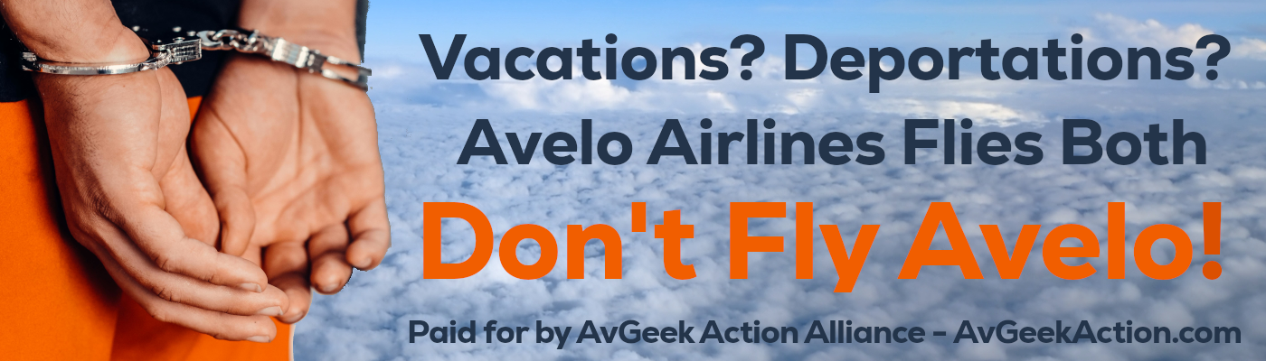 Vacations? Deportations? Avelo Airlines flies both. Don't fly Avelo!
